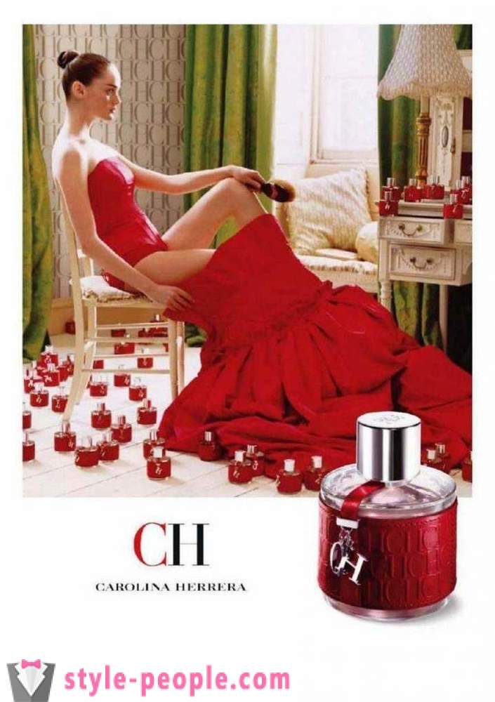 Perfume de Carolina Herrera: Descripción de sabores, tipos, fabricante y comentarios