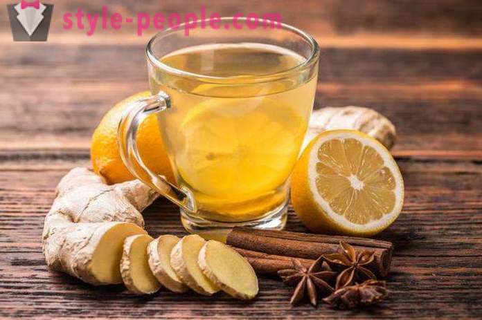 Té adelgazante con jengibre y limón: recetas, comentarios