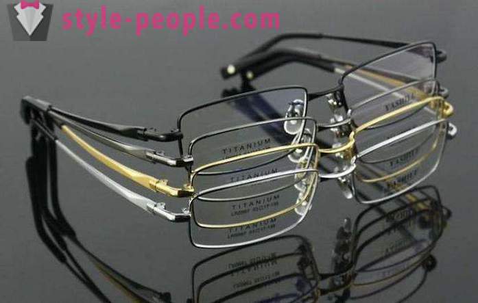 Montura de gafas de titanio - tipos, beneficios