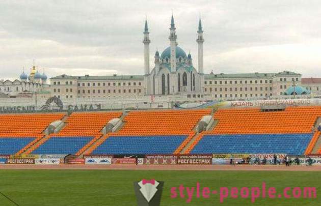 Estadio Central, la historia de Kazán, la dirección y la capacidad