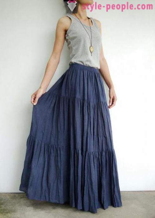 La falda de lino: estilos, lo que debe llevar