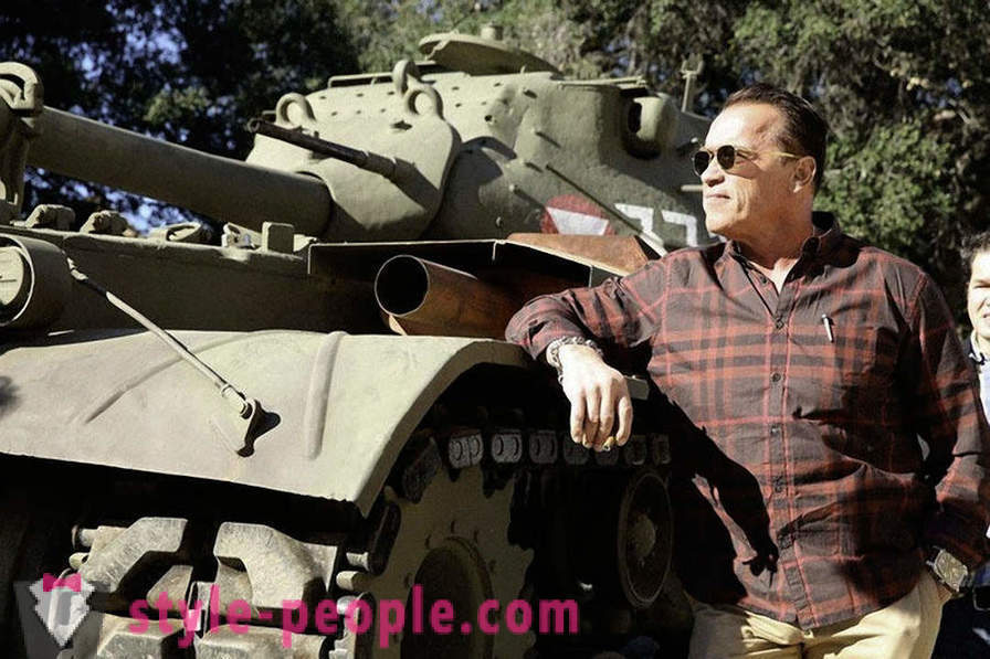 La oficina de Arnold Schwarzenegger en el ejército