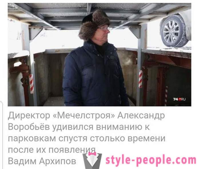 Red perturbada vídeo desde Chelyabinsk con un aparcamiento subterráneo