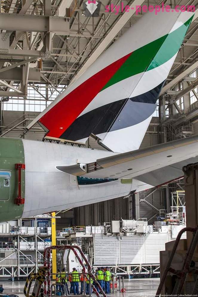 El proceso de fabricación de aviones de pasajeros más grande del mundo