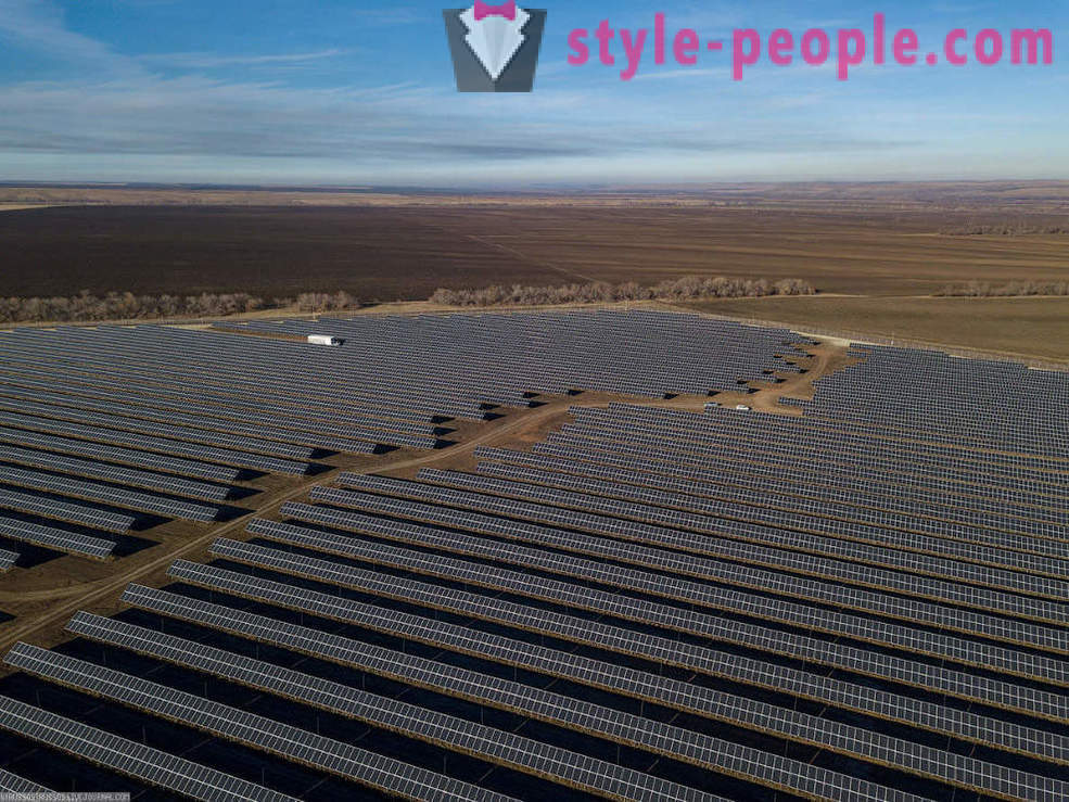 La mayor planta de energía solar en Rusia