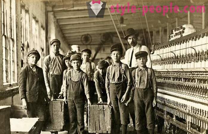 ¿Cuál fue el trabajo infantil hace 100-200 años