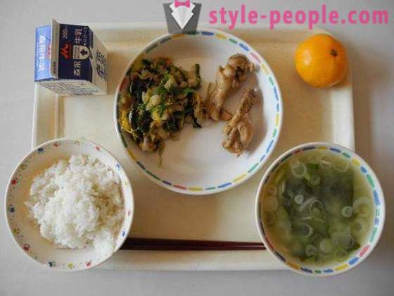 La comida en el sistema educativo japonés