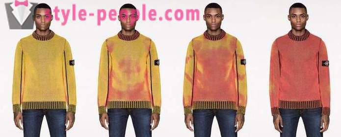 Suéter-camaleón, que cambia de color dependiendo de la temperatura