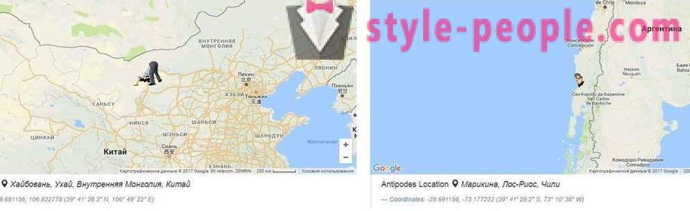 Un mapa que muestra dónde se encuentra, si se 
