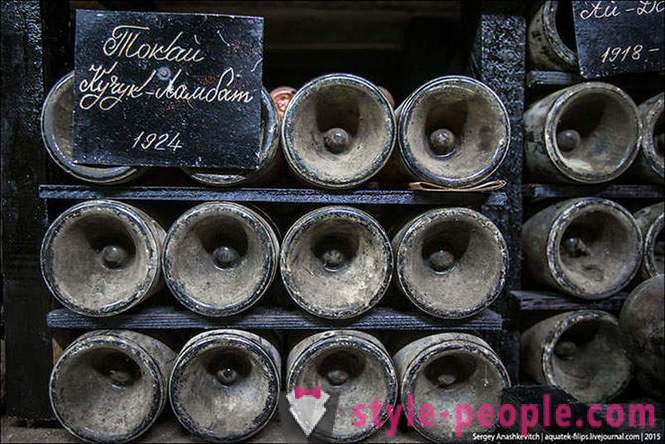 La famosa colección de vinos Masandra