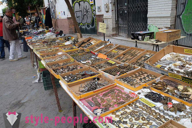 Progudka en el mercado de pulgas en España