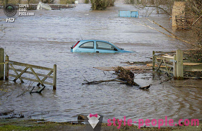 Las inundaciones en el suroeste de Inglaterra
