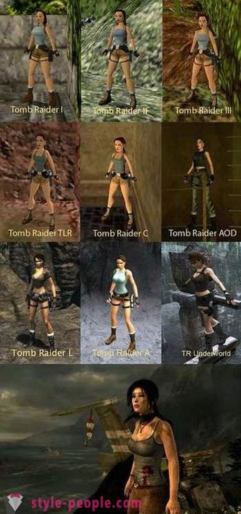 Evolución de Lara Croft