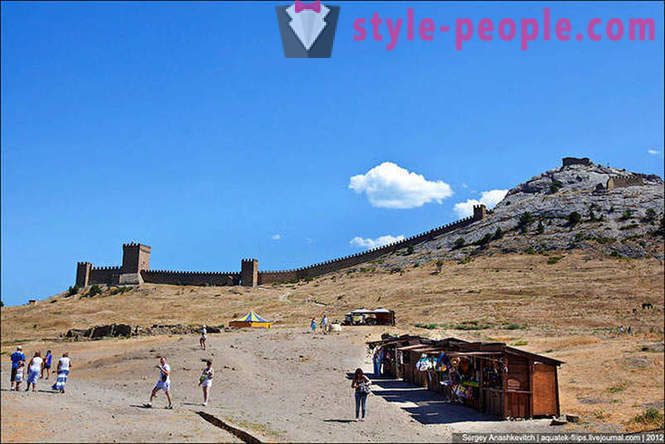 La fortaleza genovesa en Sudak