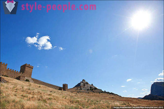 La fortaleza genovesa en Sudak