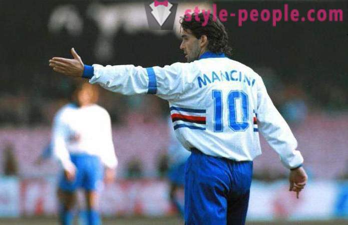Entrenador italiano Roberto Mancini