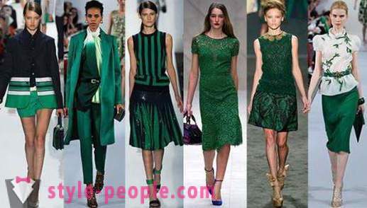 De color esmeralda: lo que combinar adecuadamente la ropa