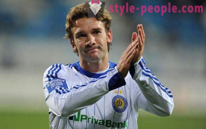 Jugador de fútbol Andriy Shevchenko: biografía, vida personal, carrera deportiva