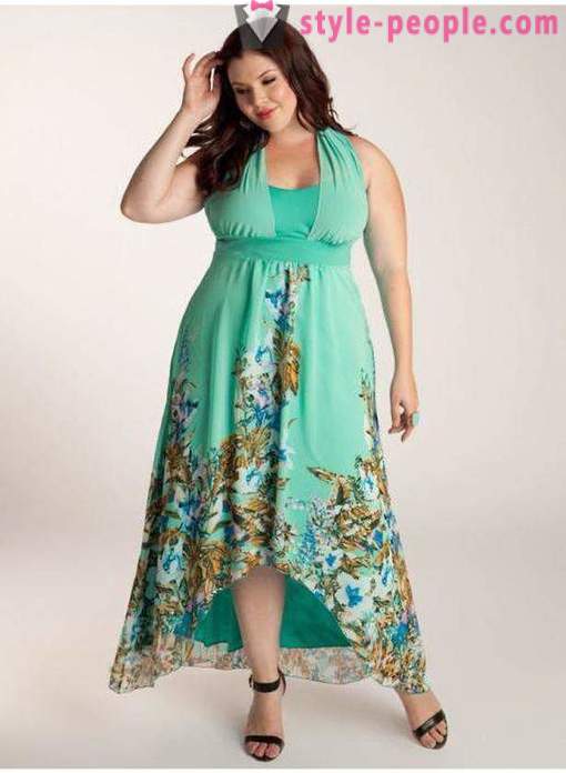 Modelos de vestidos de verano y vestidos de verano para las mujeres obesas mayores de 40 años (foto). Modelos y patrones de vestidos de verano largas