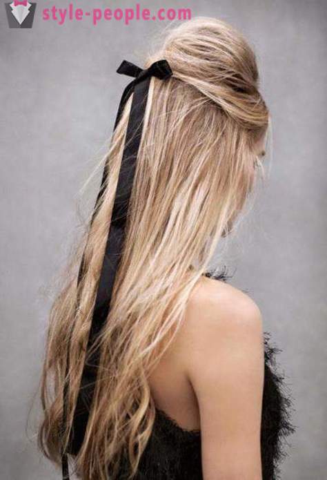 Bellos peinados con cintas en el pelo