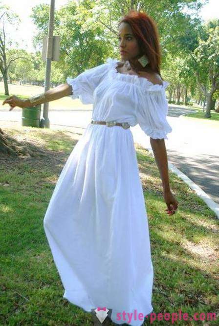 Vestidos de verano blancas. Los mejores modelos para el trabajo y el ocio
