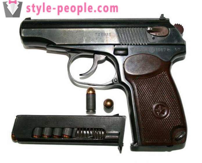 TTX pistola Makarov. aparato de pistola Makarova