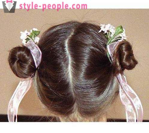 Peinados para el pelo corto para las niñas de 12-14 años de edad en la escuela (foto)