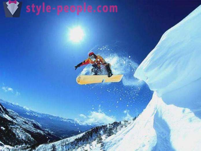 Snowboard. material de esquí, el snowboard. Snowboard para principiantes