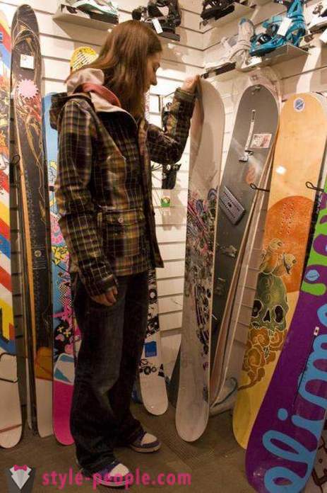 ¿Cómo elegir una tabla de snowboard? tamaño de snowboard. Snowboard - características, fotos