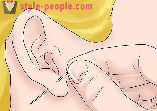 Como el hogar de perforar las orejas? Cómo cuidar de las orejas perforadas