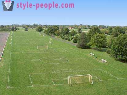 El tamaño estándar de un campo de fútbol