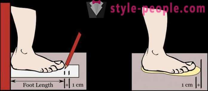 Cómo determinar el tamaño de un pie en cm