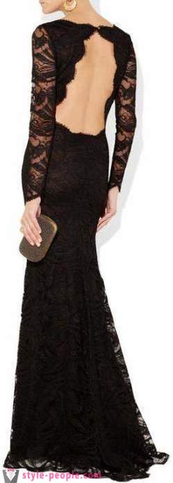 Este vestido elegante y femenina de guipur